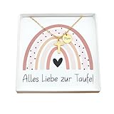 Personalisierte Kette mit Kreuz｜Geschenk zur Taufe Kommunion ｜Geschenk Patenkind｜Halskette Edelstahl｜ Kreuz Taufkette